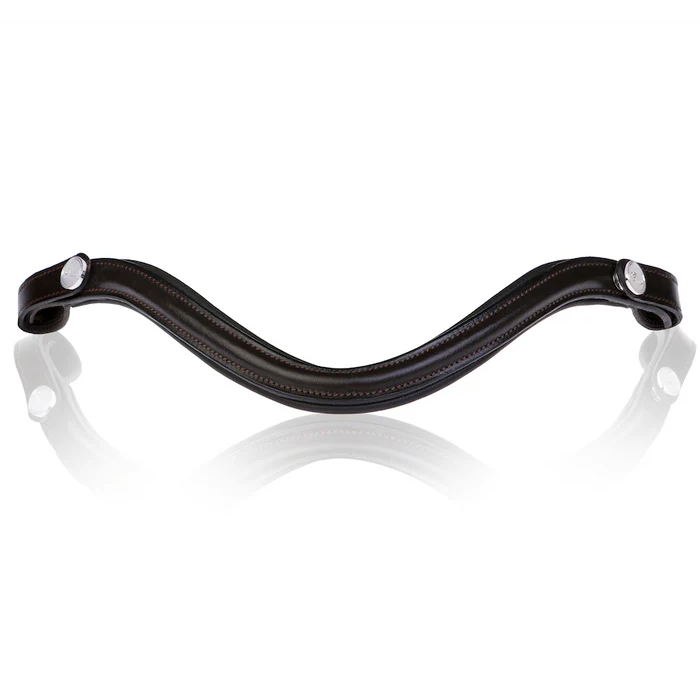 Classic Curved Leather Browband