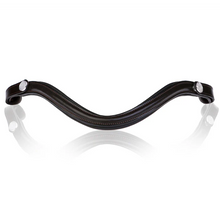 Load image into Gallery viewer, Classic Curved Leather Browband