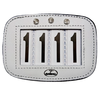 Leather Saddle Cloth Number Holders (Pair)