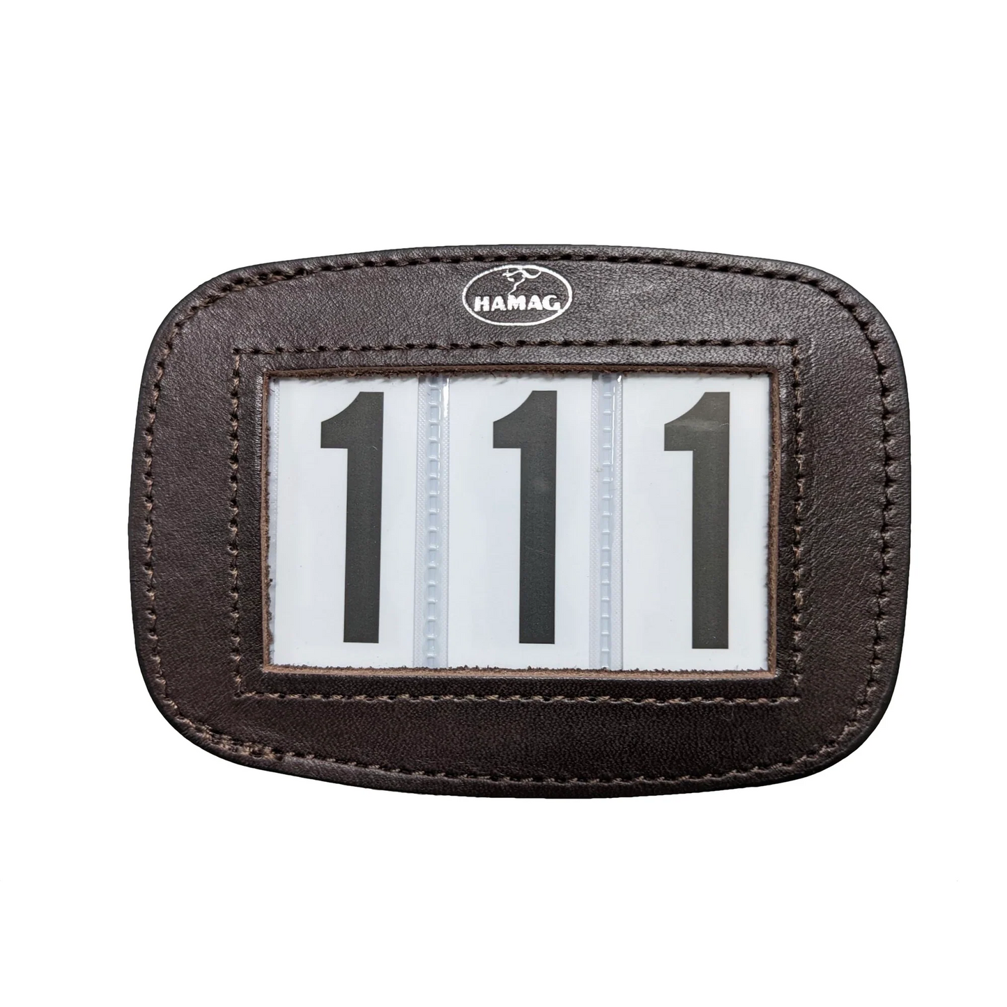 Leather Saddle Cloth Number Holders (Pair)
