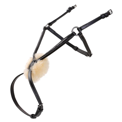 Grackle Noseband with Sheepskin