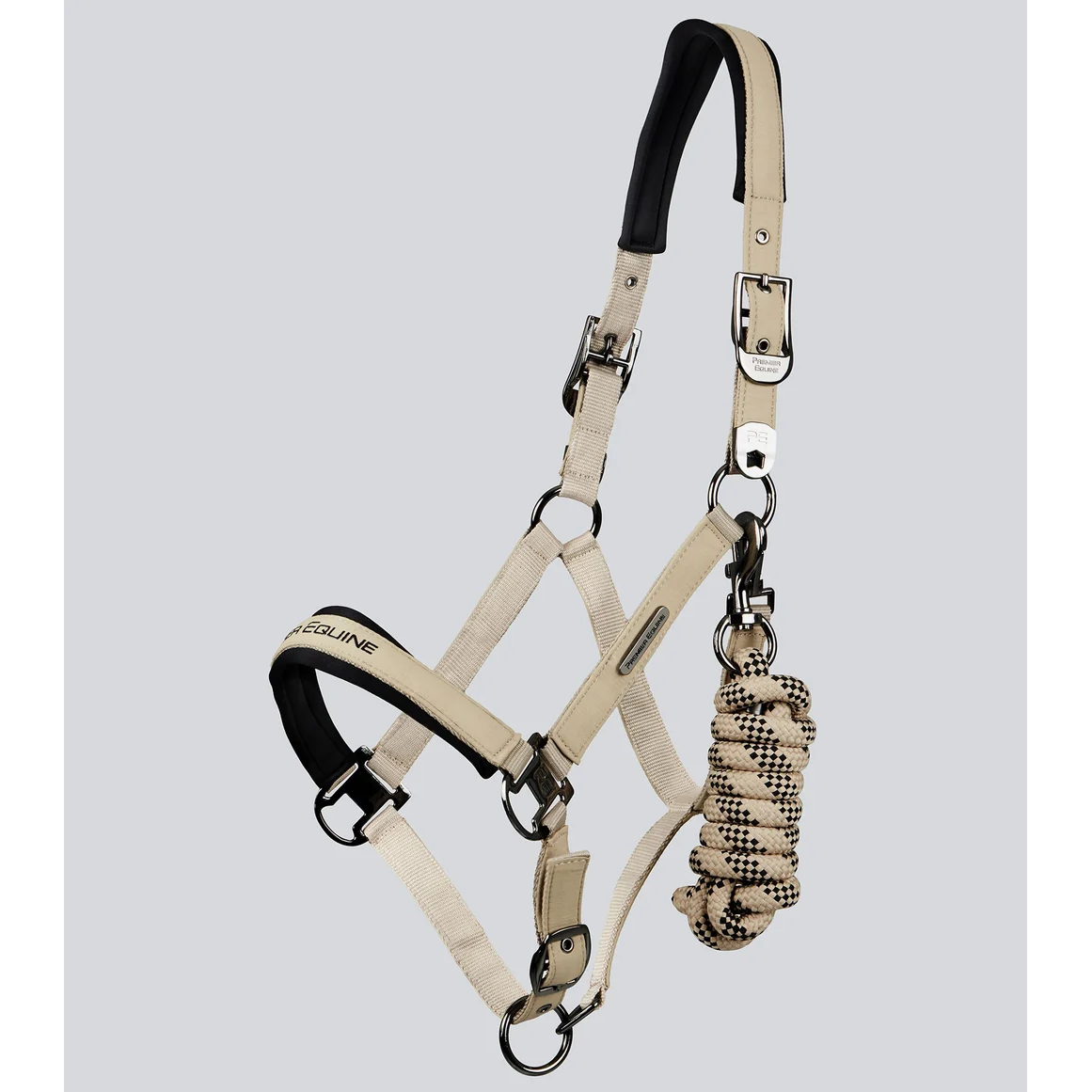 Duco Padded Head Collar with Lead Rope