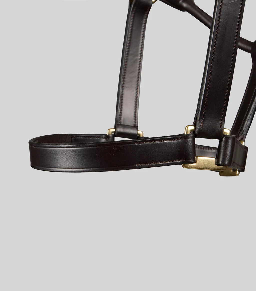 Yearling Headcollar 1" Dark Havana