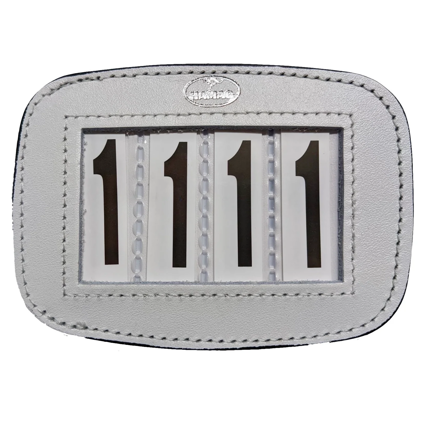 Leather Saddle Cloth Number Holders (Pair)