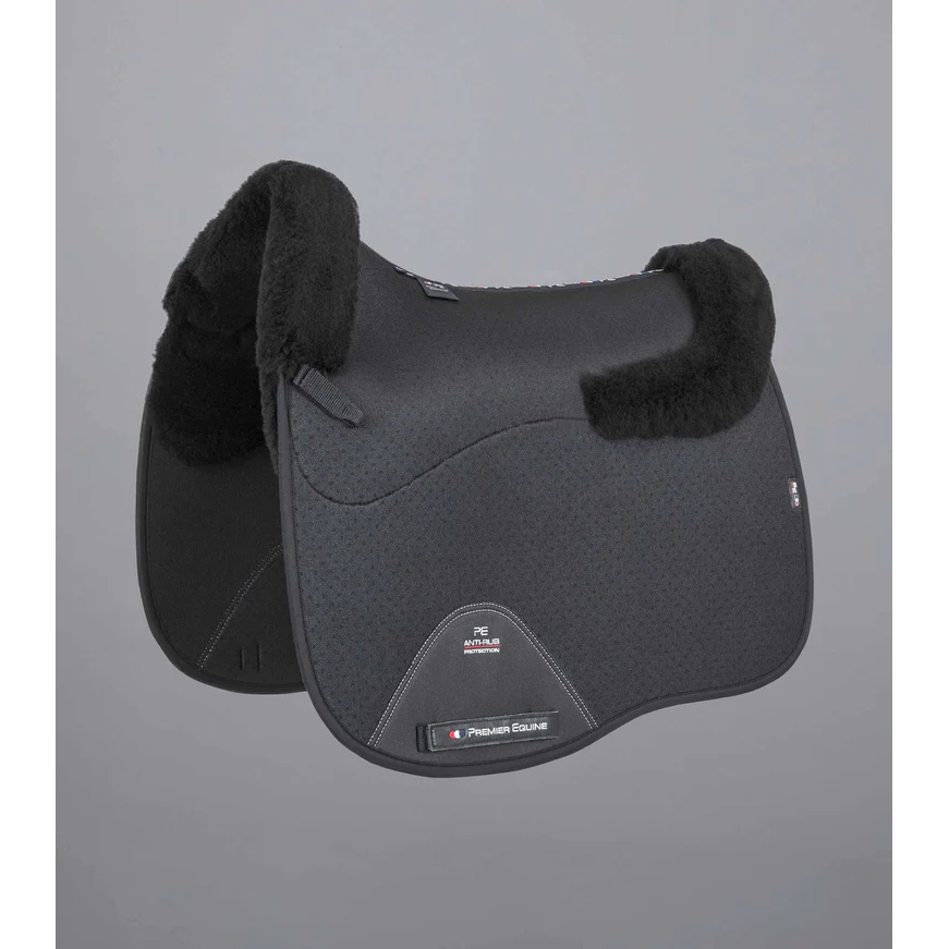 Close Contact Airtechnology Shockproof Wool Saddle Pad - Dressage Square