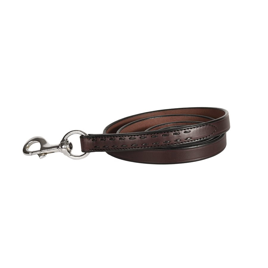 Buck Stitch Leather Lead w/ snap