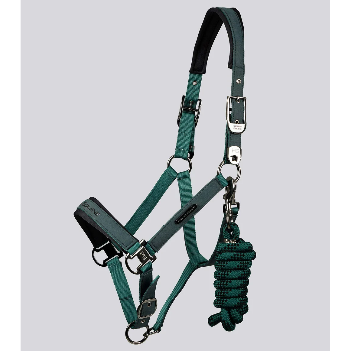 Duco Padded Head Collar with Lead Rope