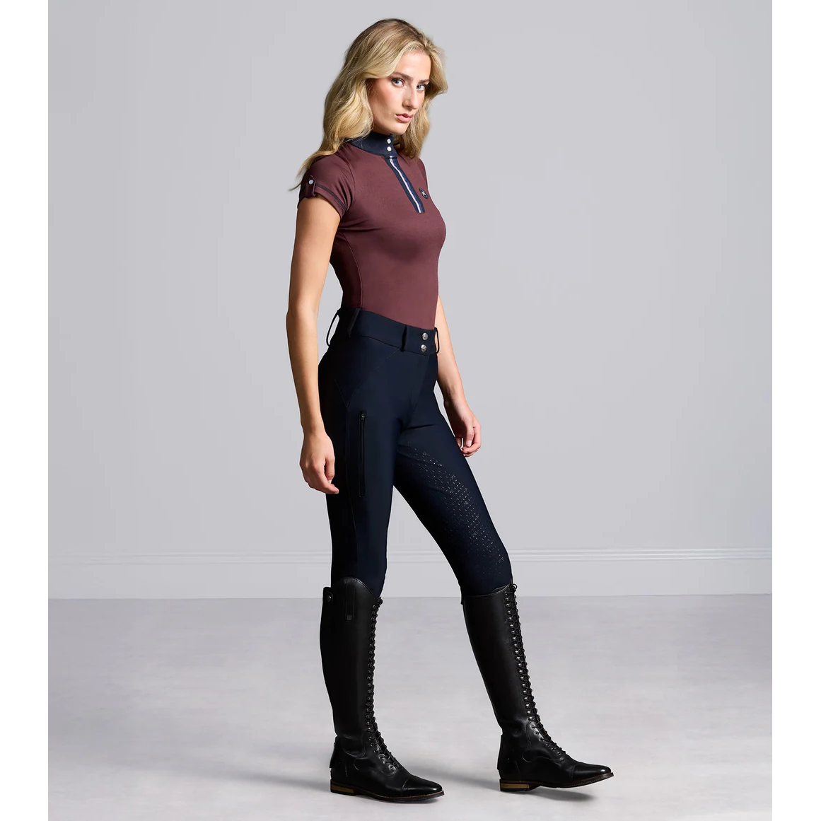 Amnis Women's Waterproof Gel Full Seat Riding Breeches