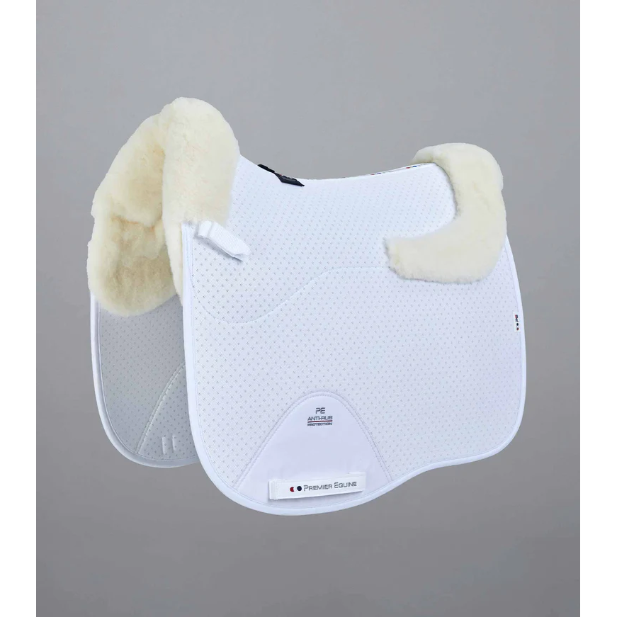 Close Contact Airtechnology Shockproof Wool Saddle Pad - Dressage Square