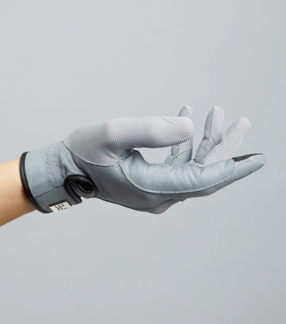 Bordoni Leather Mesh Riding Gloves