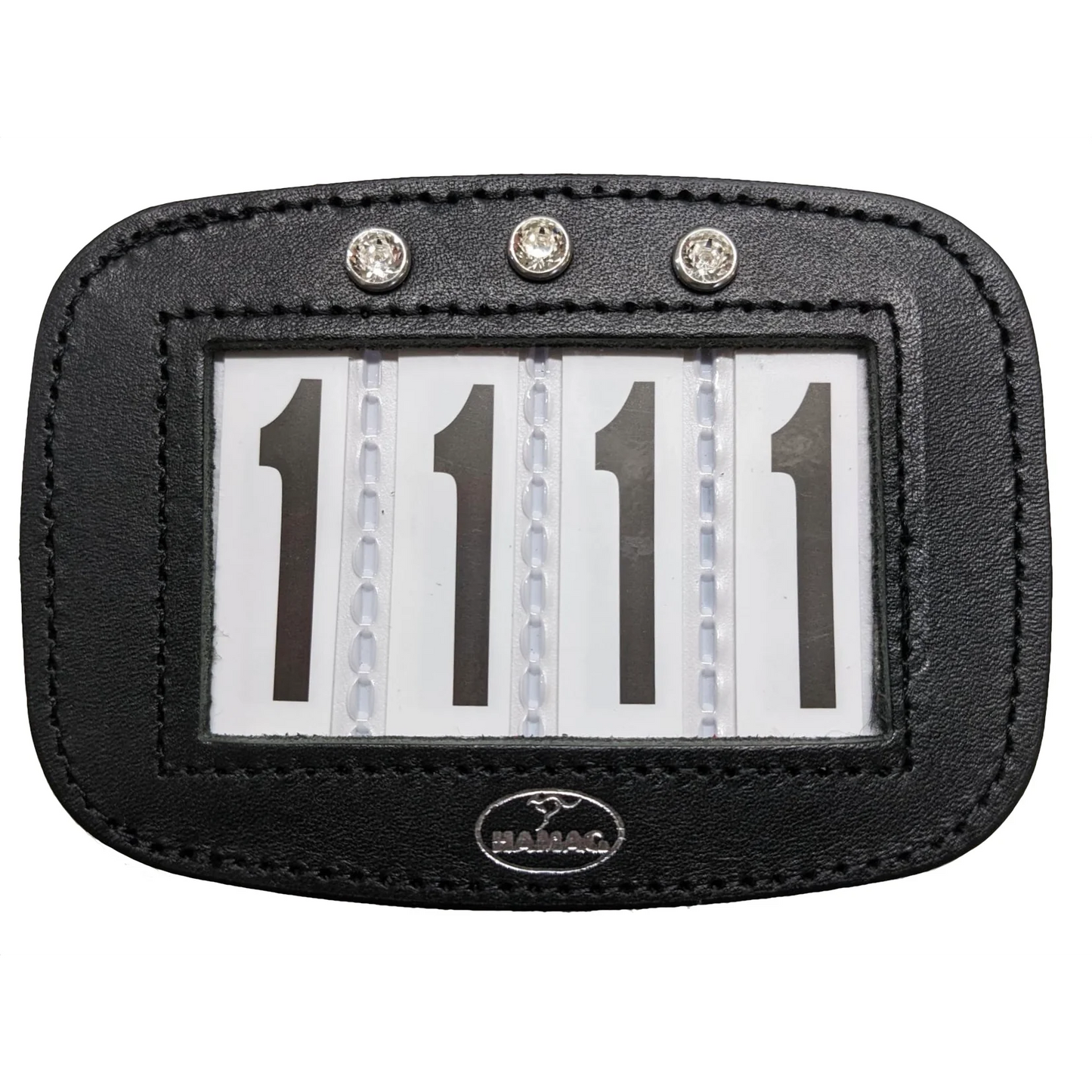 Leather Saddle Cloth Number Holders (Pair)