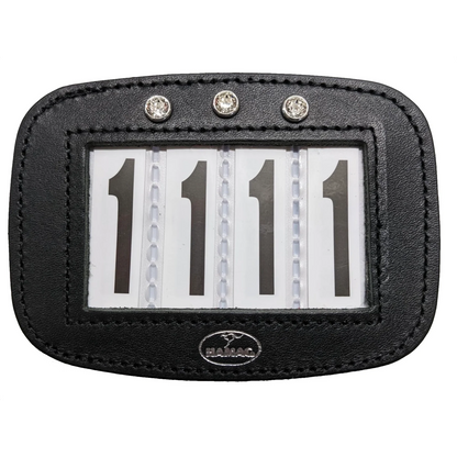 Leather Saddle Cloth Number Holders (Pair)