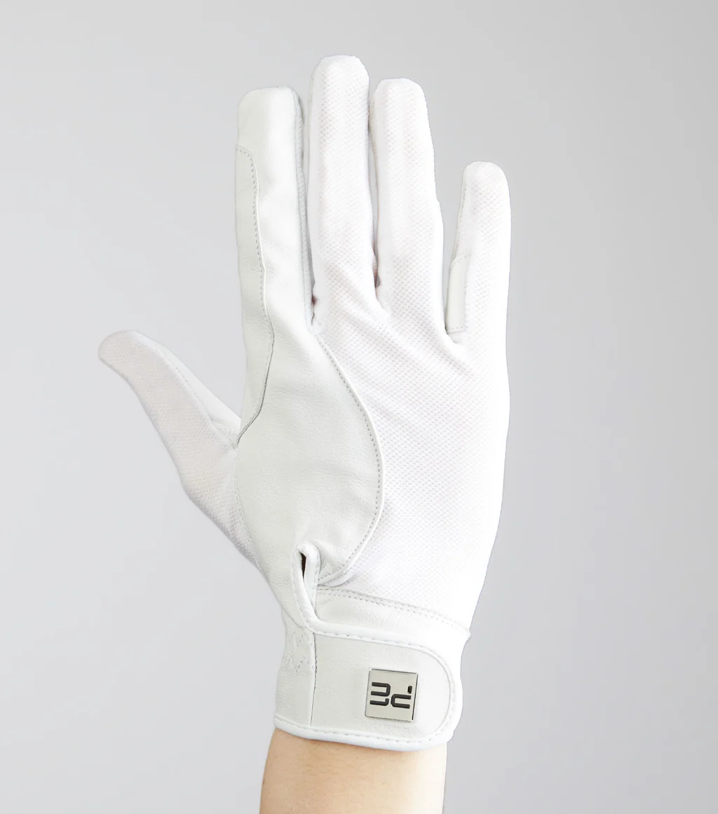 Bordoni Leather Mesh Riding Gloves