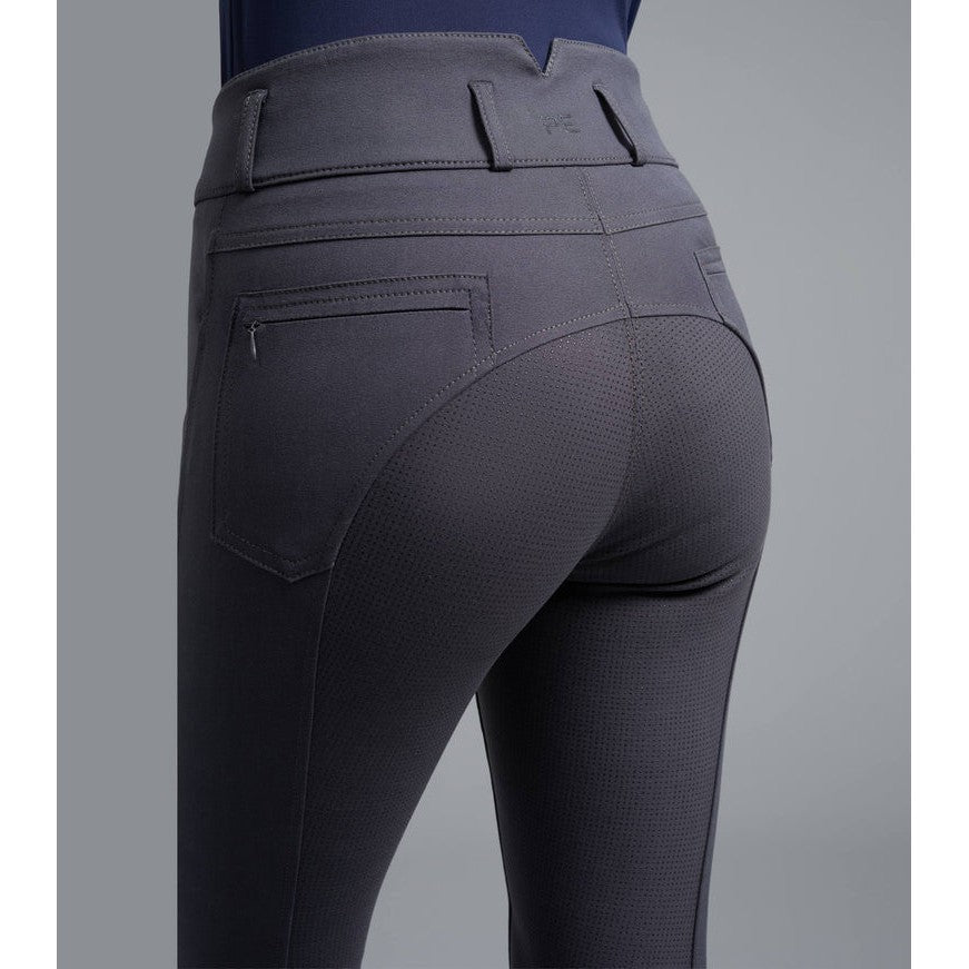 Virtue Ladies Full Seat Gel Riding Breeches - Black/UK 10