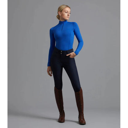 Virtue Ladies Full Seat Gel Riding Breeches - Black/UK 10