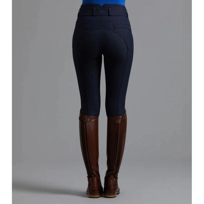 Virtue Ladies Full Seat Gel Riding Breeches - Black/UK 10