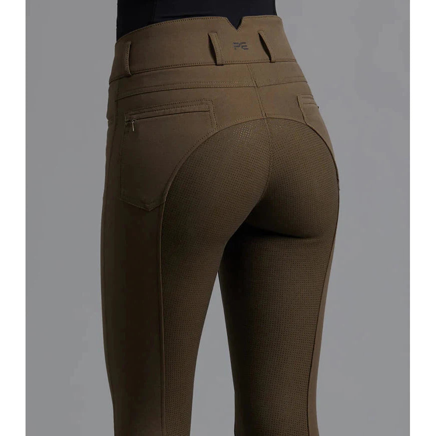 Virtue Ladies Full Seat Gel Riding Breeches - Black/UK 10