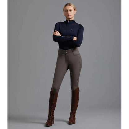 Virtue Ladies Full Seat Gel Riding Breeches - Black/UK 10
