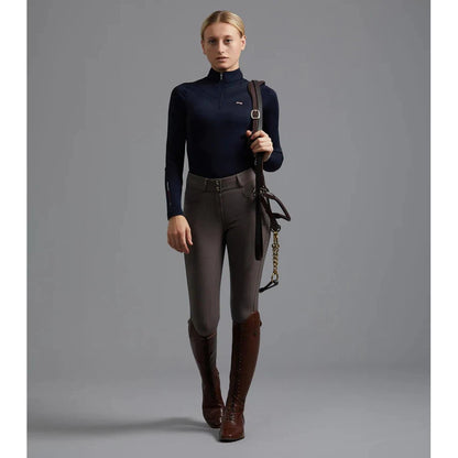 Virtue Ladies Full Seat Gel Riding Breeches - Black/UK 10