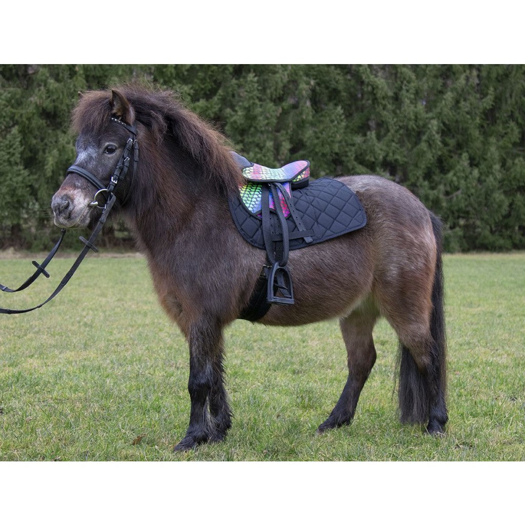 Colourful Shetland Pony Saddle Set