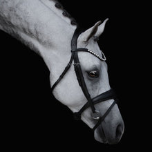 Load image into Gallery viewer, Abigail Black Italian Leather Bridle