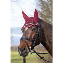 Load image into Gallery viewer, Anthracite Romy Ear Bonnet - Pony Size