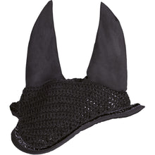 Load image into Gallery viewer, Black Romy Ear Bonnet - Pony Size