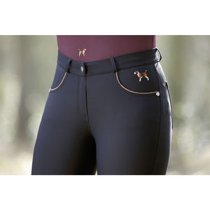 Beagle Silicone Knee Patch Riding Breeches