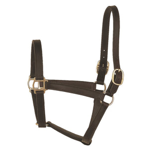 Track Style Leather Turnout Halter