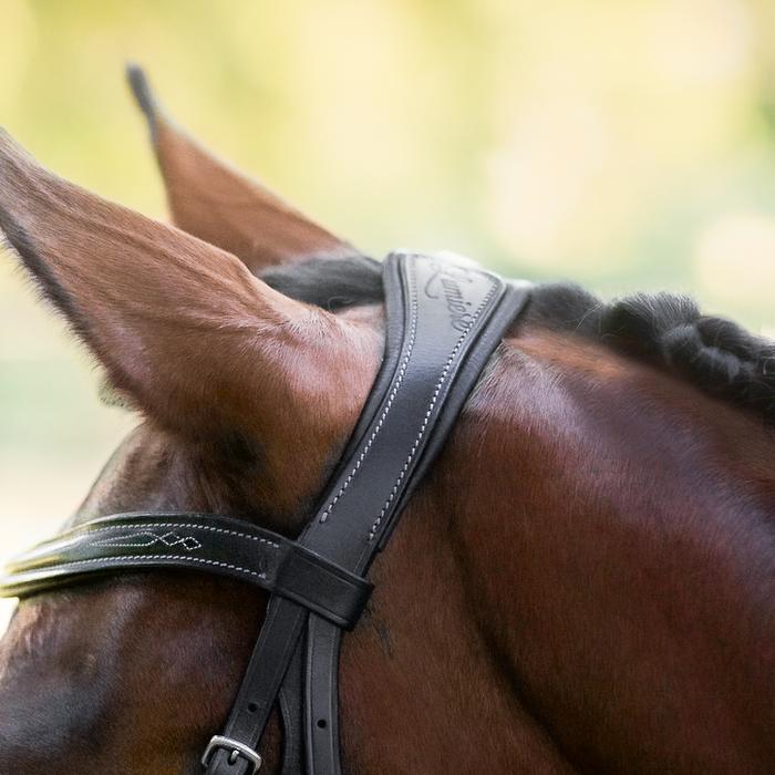 Milan Italian Leather Bridle (Convertible) (No reins)