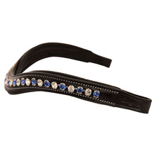 Load image into Gallery viewer, Blue/Clear Crystal Browband