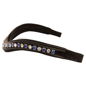 Blue/Clear Crystal Browband