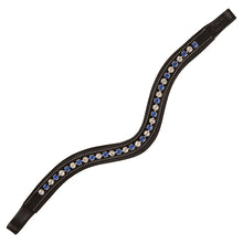 Load image into Gallery viewer, Blue/Clear Crystal Browband