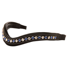 Load image into Gallery viewer, Blue/Clear Crystal Browband