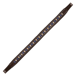Blue/Clear Crystal Browband