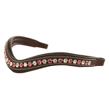 Load image into Gallery viewer, Pink/White Crystal Browband