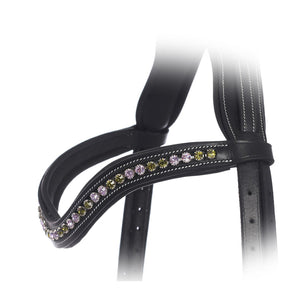 Violet/Olivine Crystal Browband