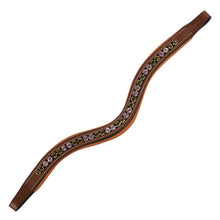 Load image into Gallery viewer, Violet/Olivine Crystal Browband