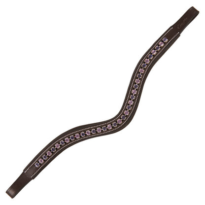 Violet/Tanzanite Crystal Browband