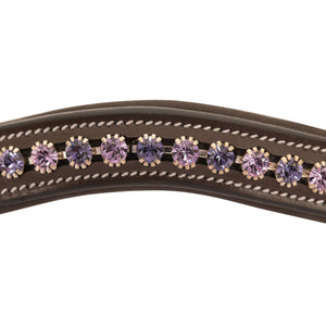 Violet/Tanzanite Crystal Browband