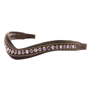 Violet/Tanzanite Crystal Browband