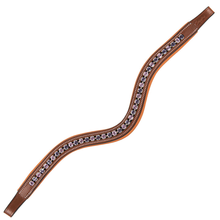 Violet/Tanzanite Crystal Browband