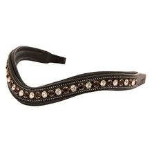 Load image into Gallery viewer, Burgundy/Clear Crystal Browband