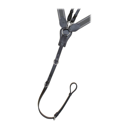 3 Point Breastplate - Grey/White Elastic