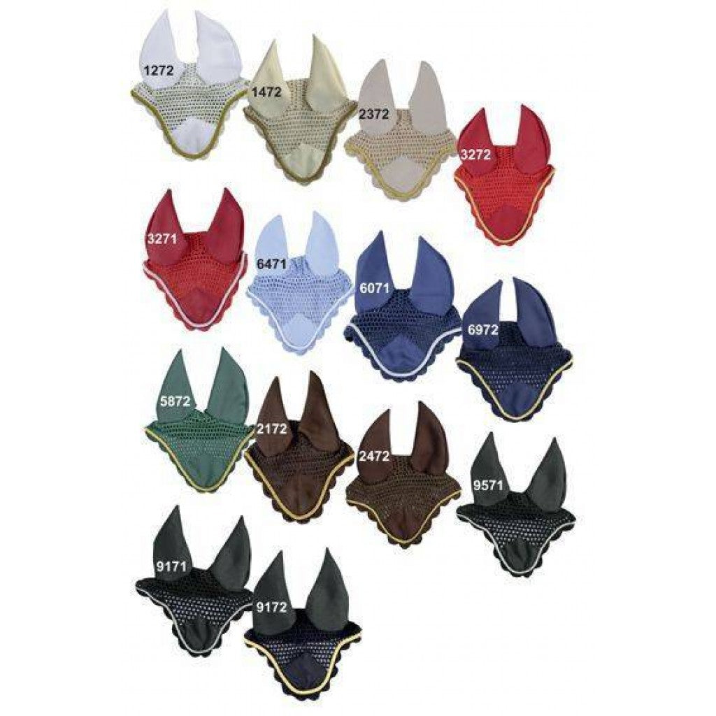 Black/Black Ear Bonnet