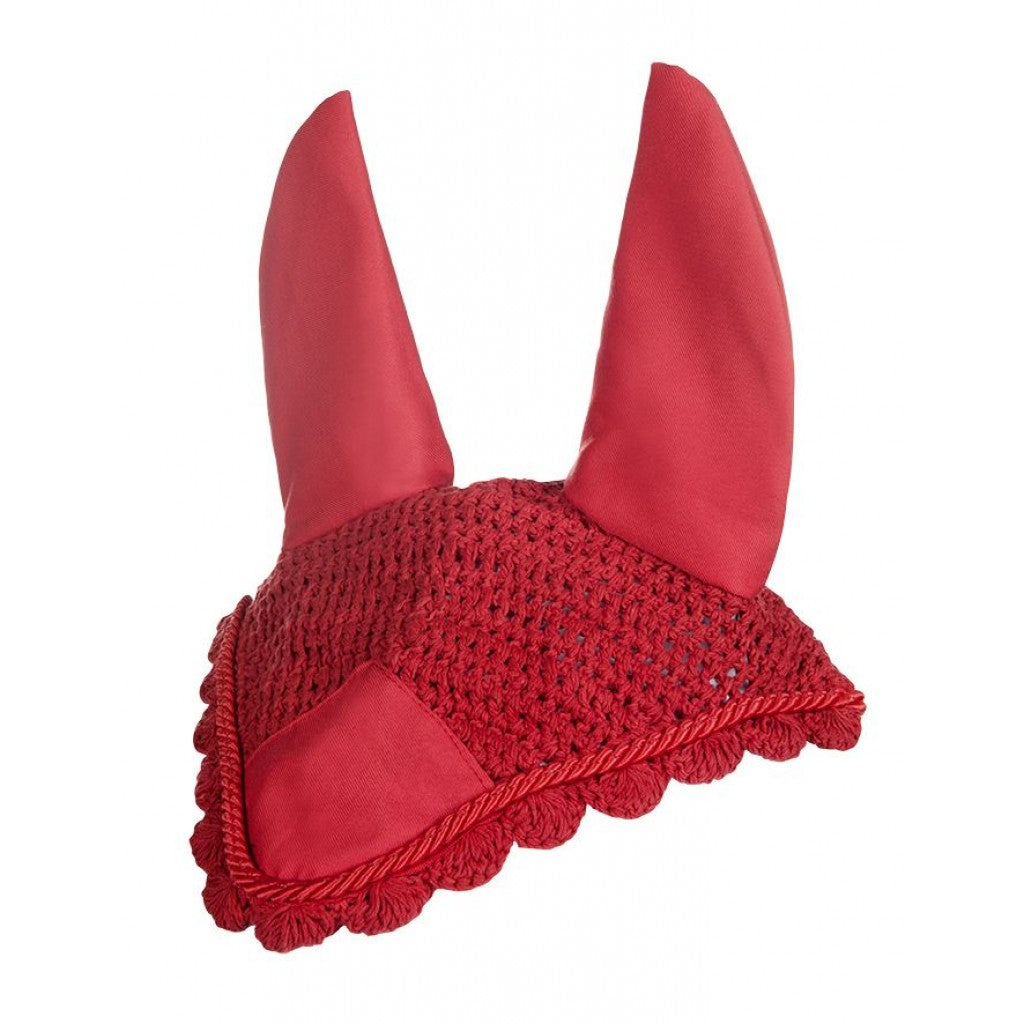 Dark Red/Dark Red Ear Bonnet