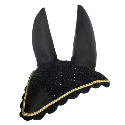 Black/Gold Ear Bonnet