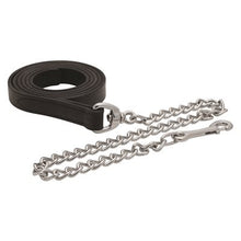 Load image into Gallery viewer, Leather Lead w/chain (6 feet)