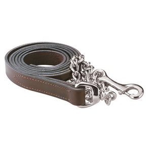 Leather Lead w/chain (6 feet)