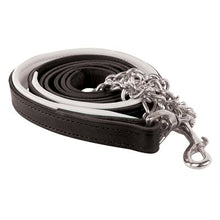 Load image into Gallery viewer, Padded Leather Lead w/chain